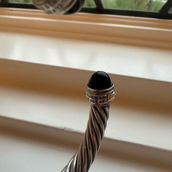David Yurman Silver and Black Bracelet - Picture 6 of 8